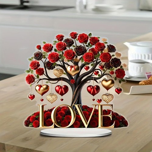 Rose sign ornament - rose, gifts