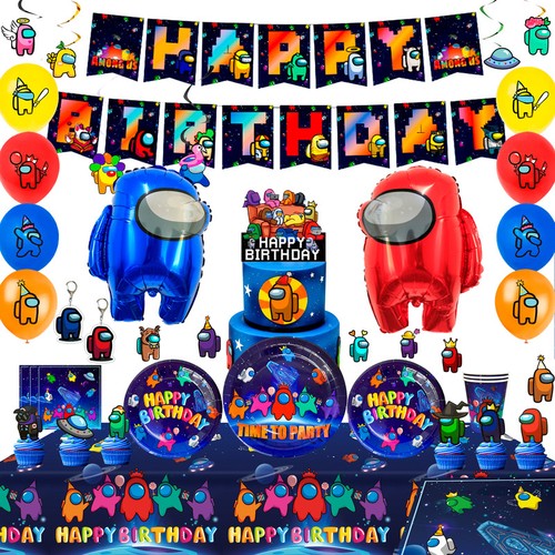 Among birthday party - among,