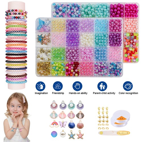 Clay beads for bracelet - beads,