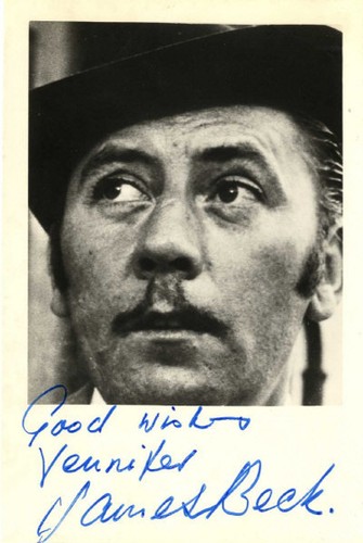 James beck signed photograph - james,