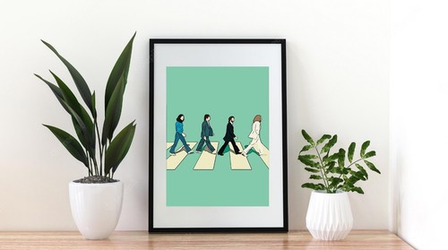 Beatles blue abbey - blue,