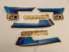 SUZUKI RM50 RM 50 Tank And Side Panel Stickers