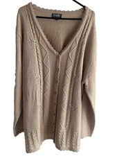 CARDIGAN BEIGE CABLE KNIT