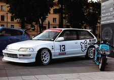 Honda Civic EF Vtec (A2) Size Poster Print Wall Picture Car VTI Type R Classic