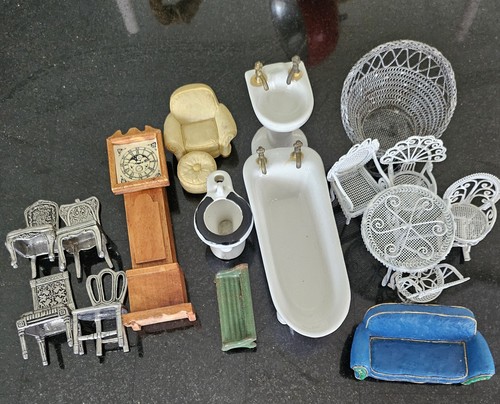 Lot vintage doll house - lot,