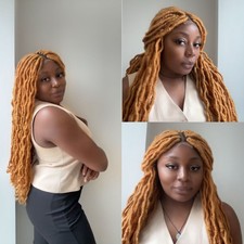 Light brown dreadlock, ready