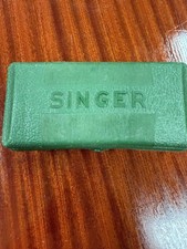 Vintage Singer Buttonholer Attachment Sewing Machine 160506 USA Manual Green