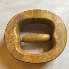 Antique Wooden Industrial Hat