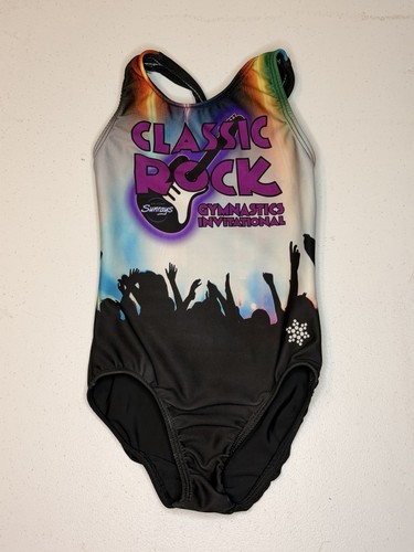 Snowflake gymnastics leotard - snowflake,