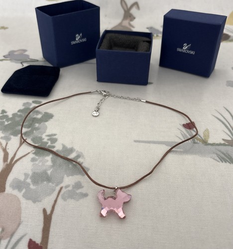 Swarovski crystal pink - crystal, cat