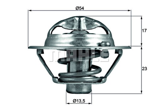 Engine thermostat mahle - mahle, fits