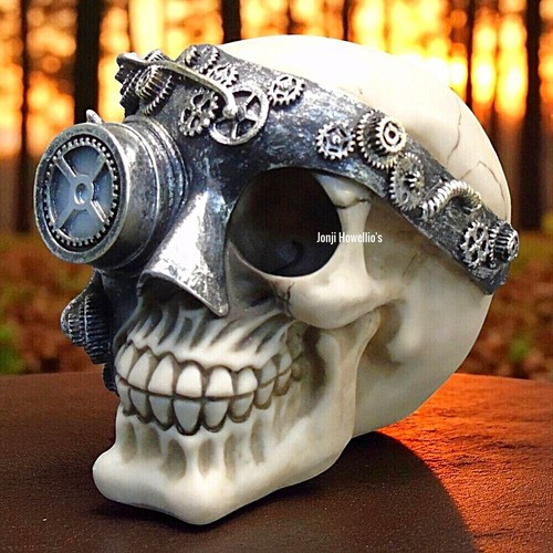 Gothic steampunk skull - gothic,
