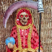 SANTA MUERTE RED 13" HOLY