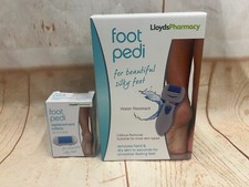 Lloyds Pharmacy Foot Pedi battery pedicure & pack 2 replacement rollers *BUNDLE*