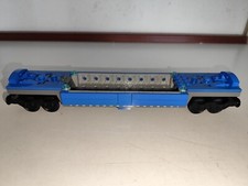 Lego trains flatbed crocodile container wagon custom built