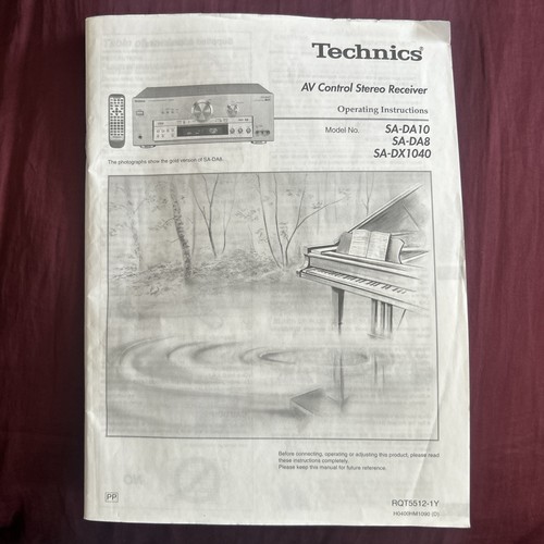 Technics da8 da10 - sa-da8, sa-da10
