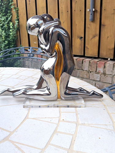 Galos silver abstract couple - galos,