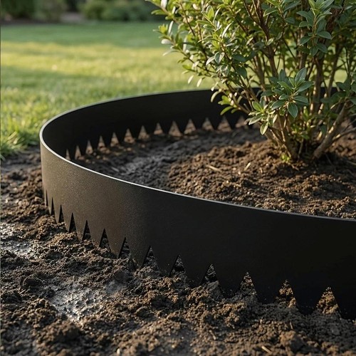 20cm corten steel lawn - 5m,