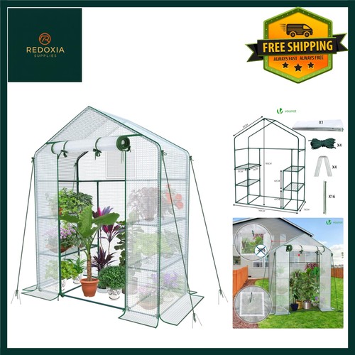 Walk greenhouse with 4 - walk-in,