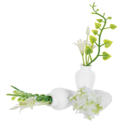 Tiny faux succulents - tiny,