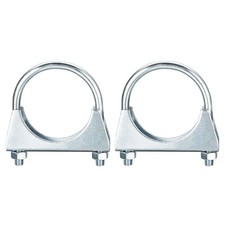 2pcs Muffler U-Bolt Clamps for