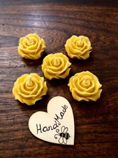 5 x BEESWAX FLOATING ROSE