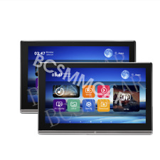 2pcs Android 11 Car TV Touch Screen Headrest Monitor For Rear Seat Entertainment