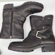 Clarks Reunite Women’s Nubuck Biker Boots Gore-Tex Size UK 7.5. NEW