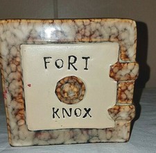 Fort Knox Ceramic Coin Bank No