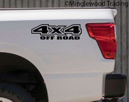 Pair 4x4 off road - road, decals