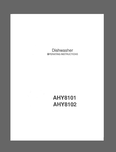 Diplomat dishwasher ahy8101 - dishwasher,