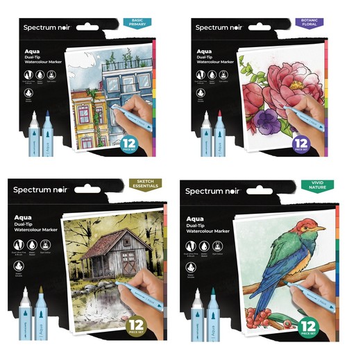 Spectrum noir aqua dual tip - aqua,