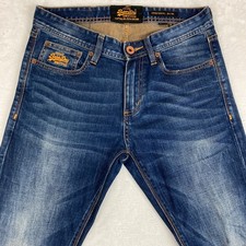 Mens Superdry CORPORAL SLIM Jeans W30 L30 Slim Straight Blue