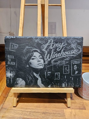 Amy winehouse engraved - amy, slate
