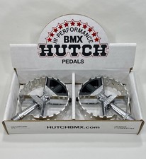 New Hutch BMX Pro Race Pedals JDB Bear Trap With Crush Guards Trick Star Judge