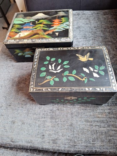 Japanese jewellery boxes - jewellery,