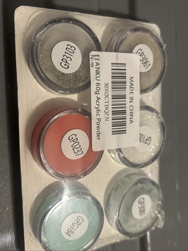 Acrylic nail powder - set, of