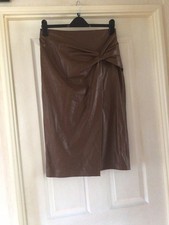  NEW Brown Faux Leather wrap