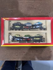 Hornby R6397 Motorail Double Deck Cartic Car Transporter 8 Diecast Cars OO Gauge