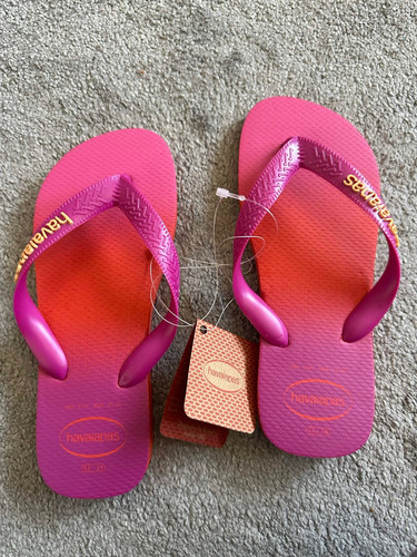 Havaianas orange pink flip - havaianas,