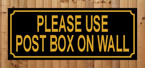 Please use post box - please, on