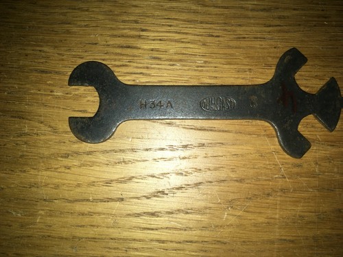 Vintage lawn mower spanner - vintage,