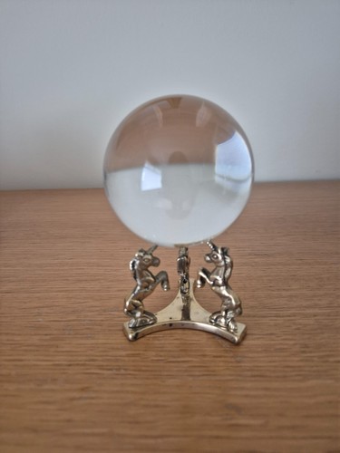 Vintage brass unicorn - brass, stand