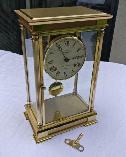 Modern brass bevelled glass - brass,