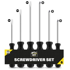 6pk Screwdriver Set Phillips