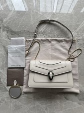 Bvlgari Serpenti Chain Shoulder Bag Leather Crossbody Handbag Designer Evening