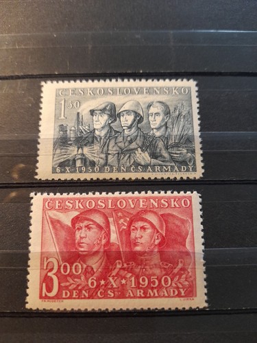 Czechoslovakia stamps 1950 - czechoslovakia,
