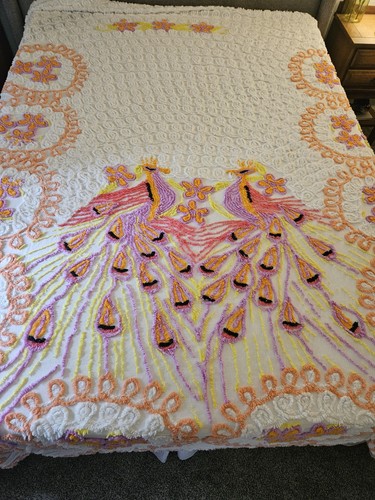Vintage chenille double - chenille,