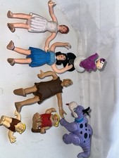 vintage Flintstone's Action Figure bundle Flintstones Movie Version vinyl bendy