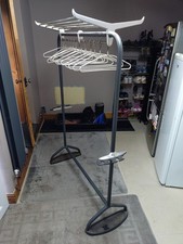 1969 vintage R W Bamforth Coat Rack, Cloak Rack And Luggage Stand